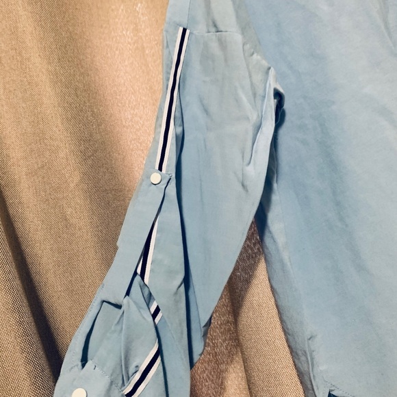 Zara blouse in jean blue - Picture 2 of 4